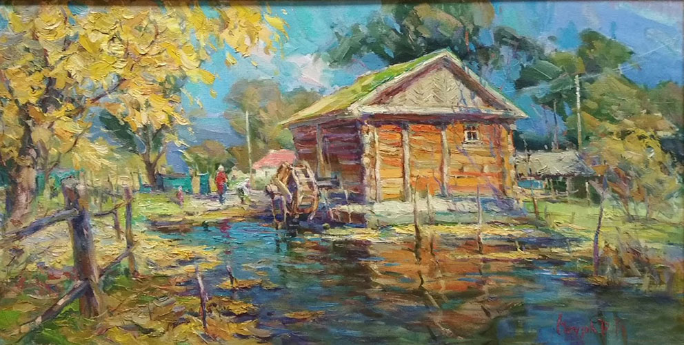 «Водяний млин». 2018. Полотно, олія